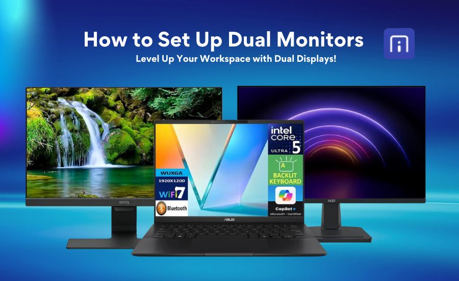 how to set up dual monitors